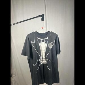 1980 Tuxedo Print Single Stitch T-Shirt By Sneakers Brand